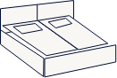 Französisches Bett komplett